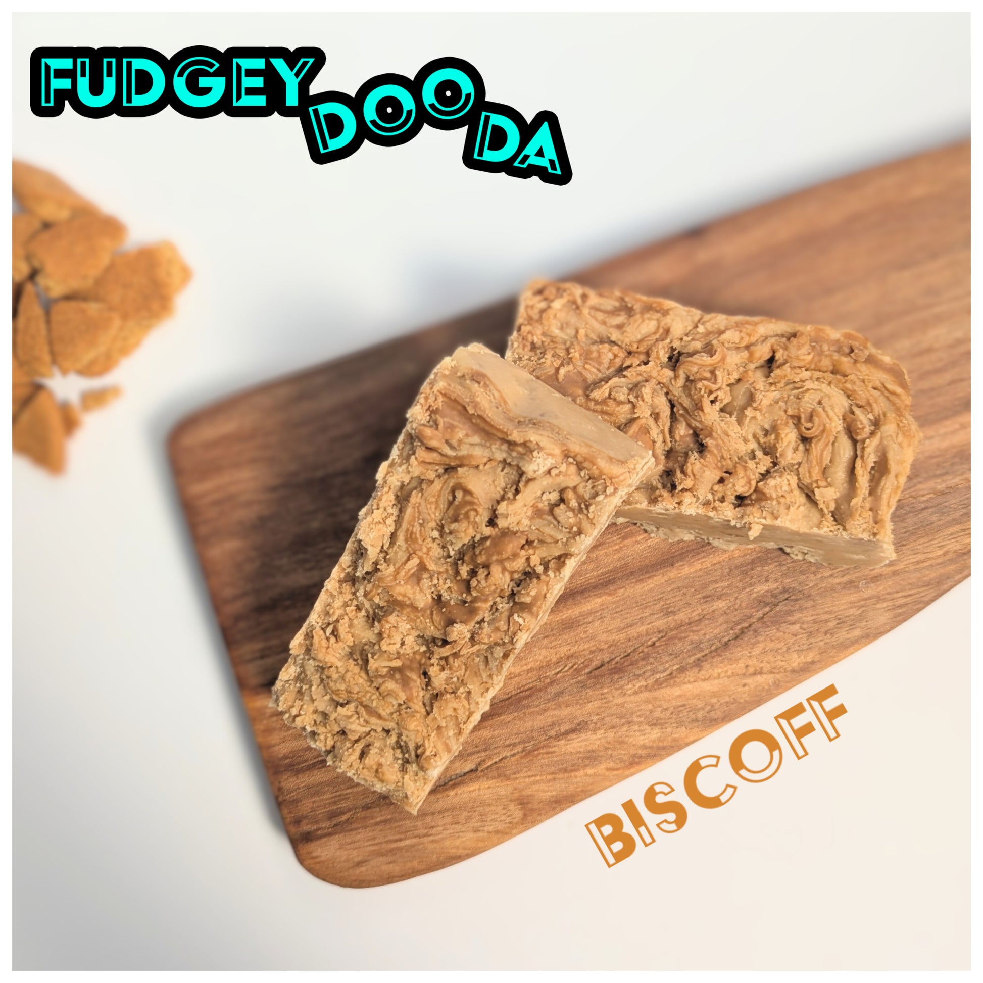 Photo of homemade Biscoff fudge