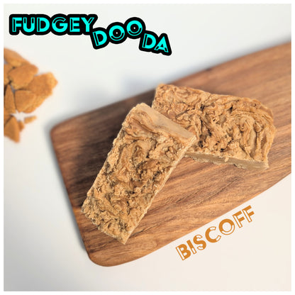 Photo of homemade Biscoff fudge