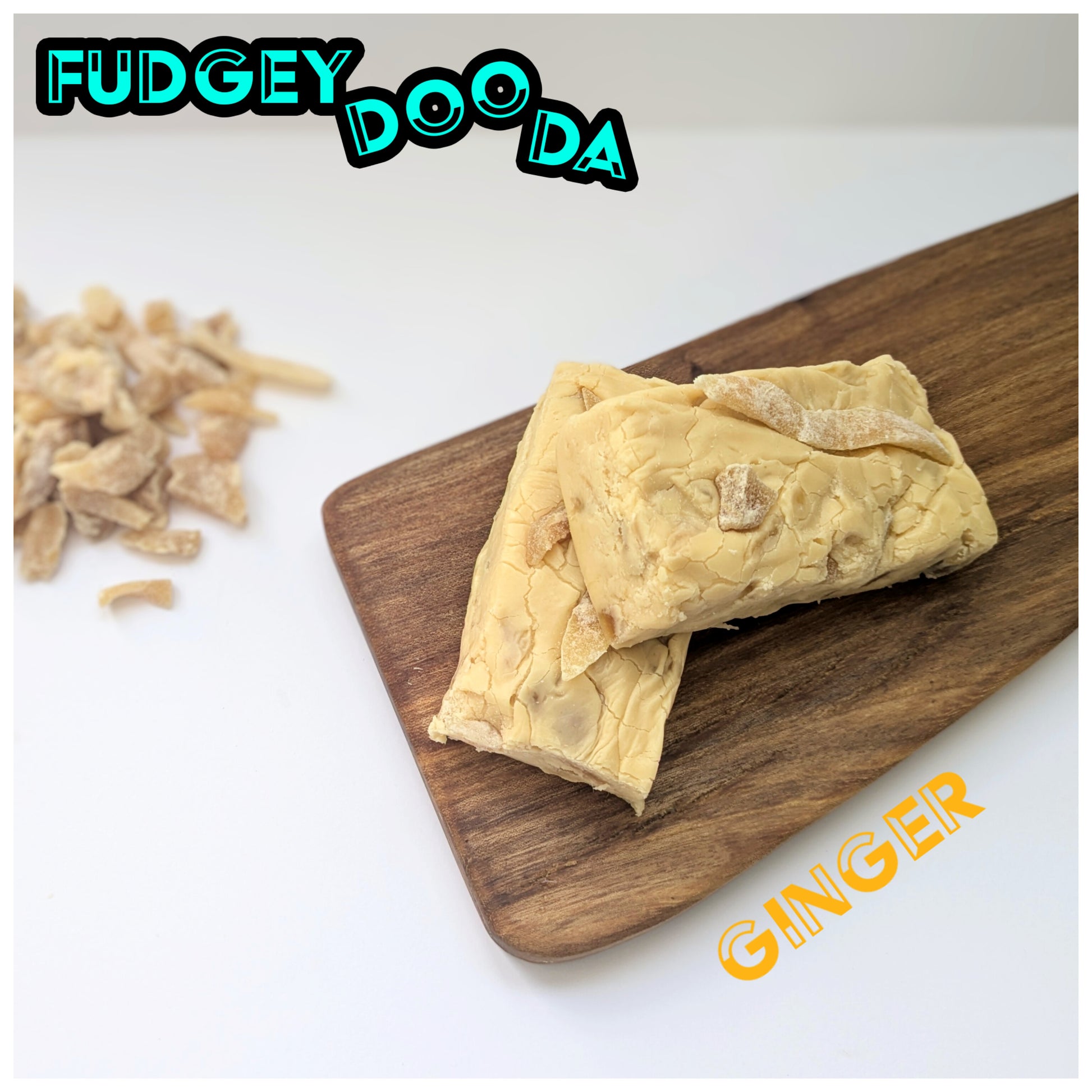 Photo of homemade ginger fudge