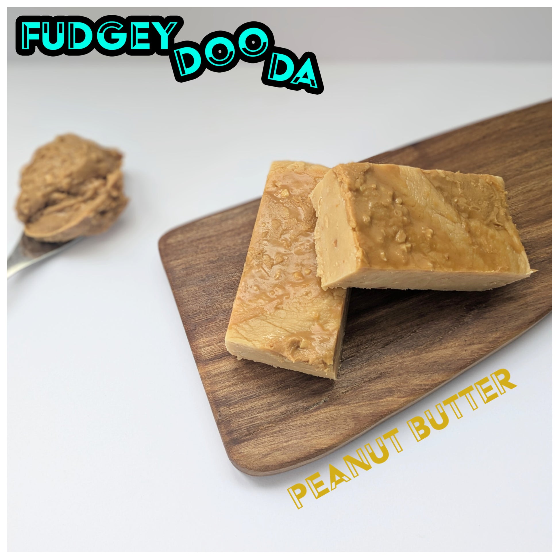 Photo of homemade peanut butter fudge